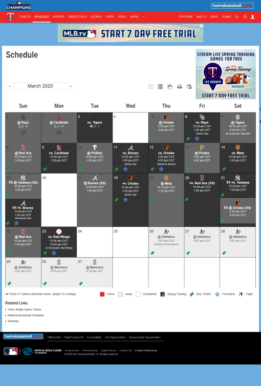 Screenshot_2020-03-05 Minnesota Twins Schedule(1)